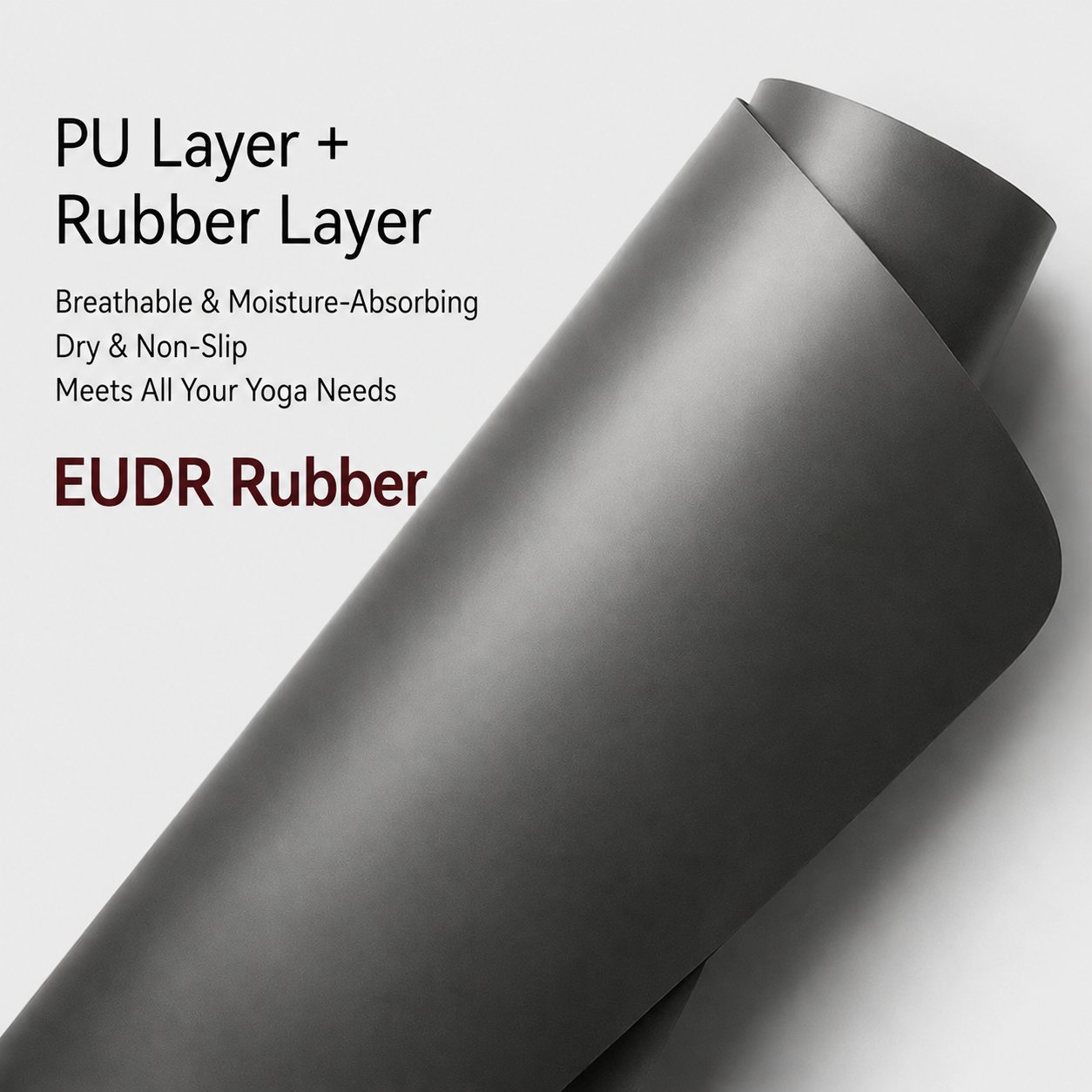 PU layer plus rubber layer, EUDR-compliant rubber